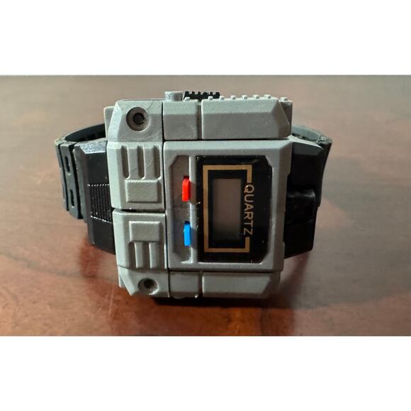 Vintage 1980s Transforming Robot Wrist Watch Quartz Digital Robotime Untested - Picture 1 of 10